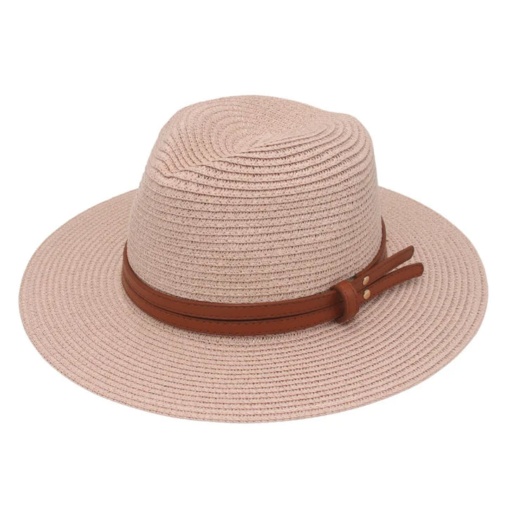 Breathable Straw Panama Sun Hat-HighTouch