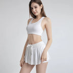 High-Waist Women’s Sport Skirt Shorts – Summer Gym & Yoga Wear-HighTouch
