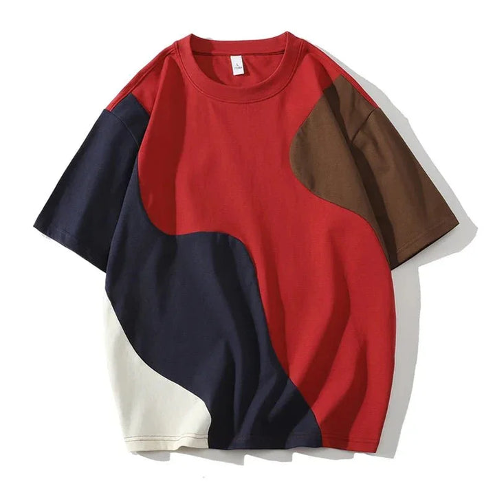 Men's Color Block T-Shirt – Casual Everyday Style