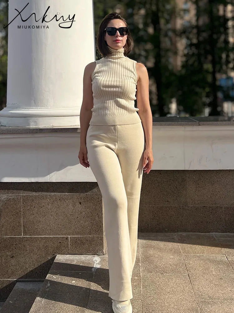 3‑Piece Knit Suit-HighTouch