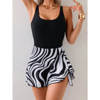 Slimming Printed One‑Piece Swimsuit with Tummy Control-HighTouch