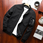 Lightweight Slim Fit Bomber Jacket for Men-HighTouch