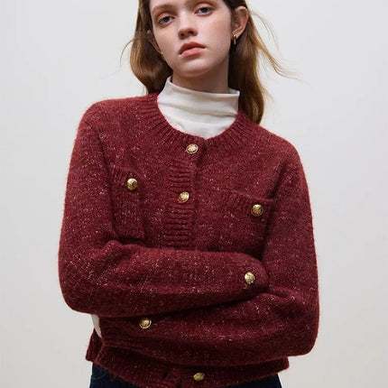 Wool Knit Vest Women