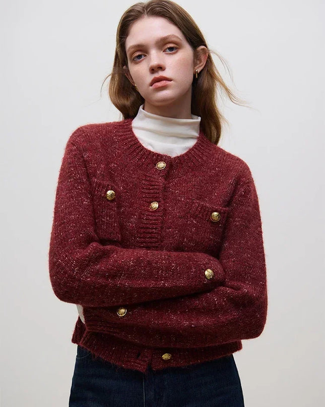 Wool Knit Vest Women