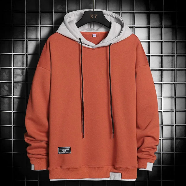 Men’s Harajuku-Style Oversized Hoodie – Bold Streetwear Pullover