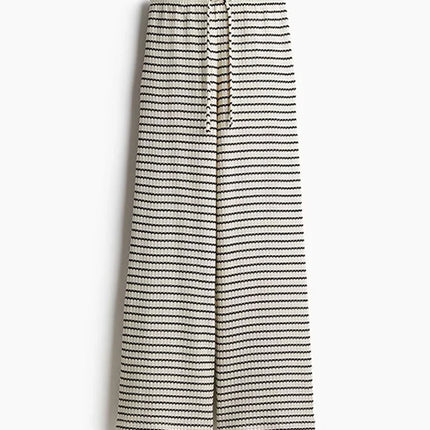 Women’s Knit Striped Pullover & Pants Set