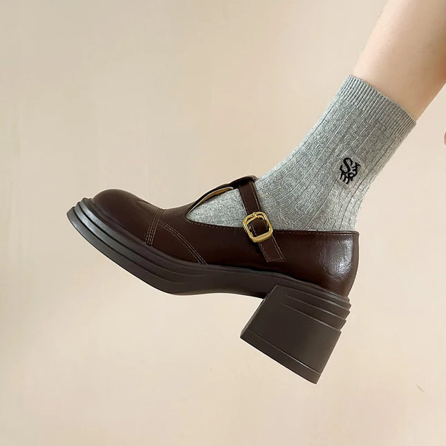 Retro T-Strap Mary Jane Women’s Heels