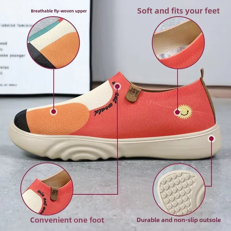 Soft Sole Women’s Summer Sneakers-HighTouch
