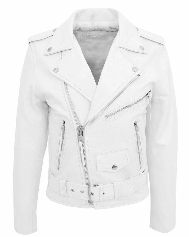 Men’s Slim-Fit PU Leather Motorcycle Jacket