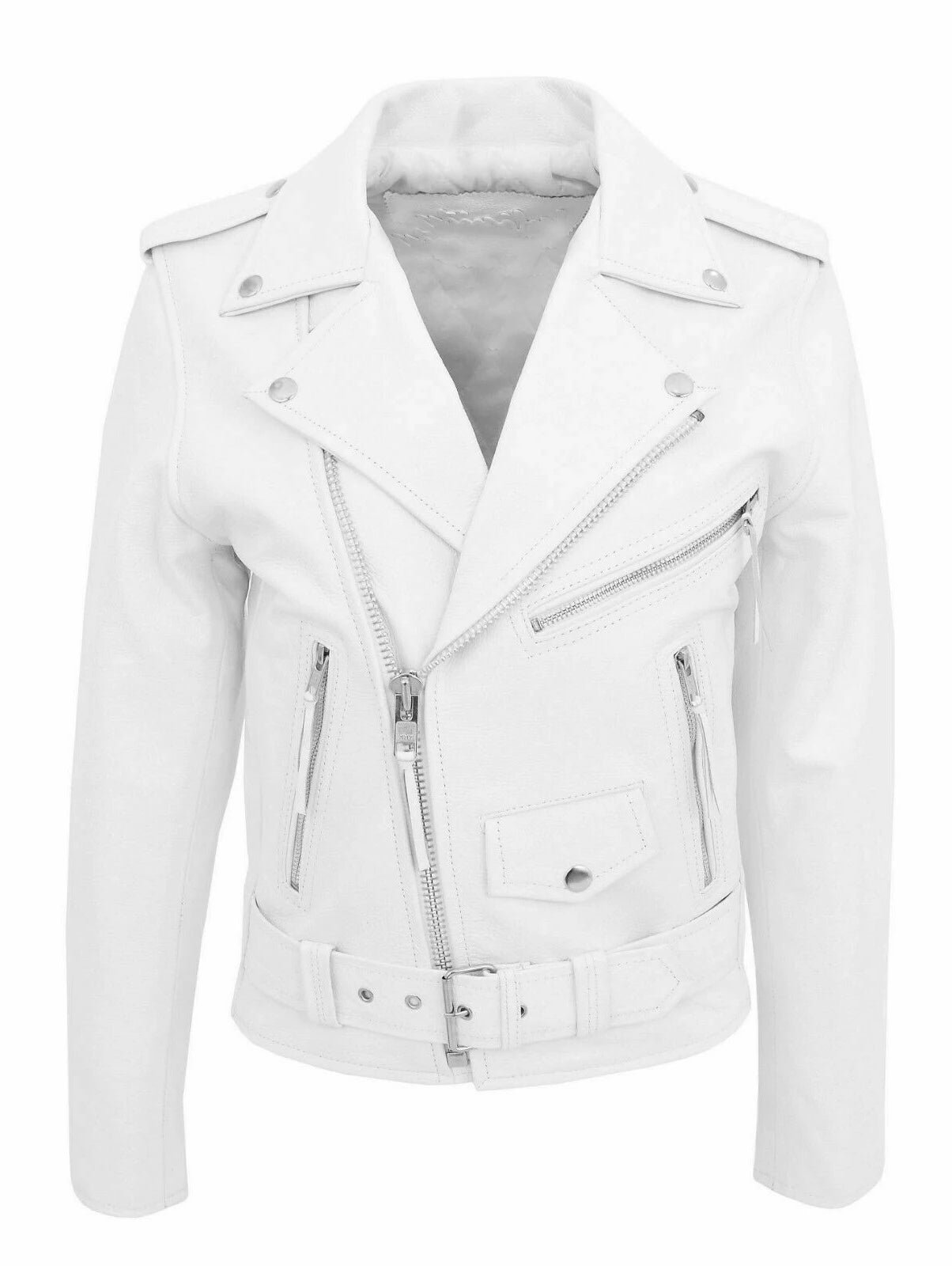 Men’s Slim-Fit PU Leather Motorcycle Jacket-HighTouch