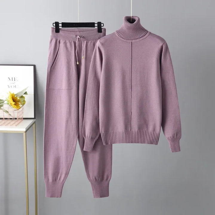 Women’s Soft Knit Two-Piece Set – Perfect Casual Wear-HighTouch