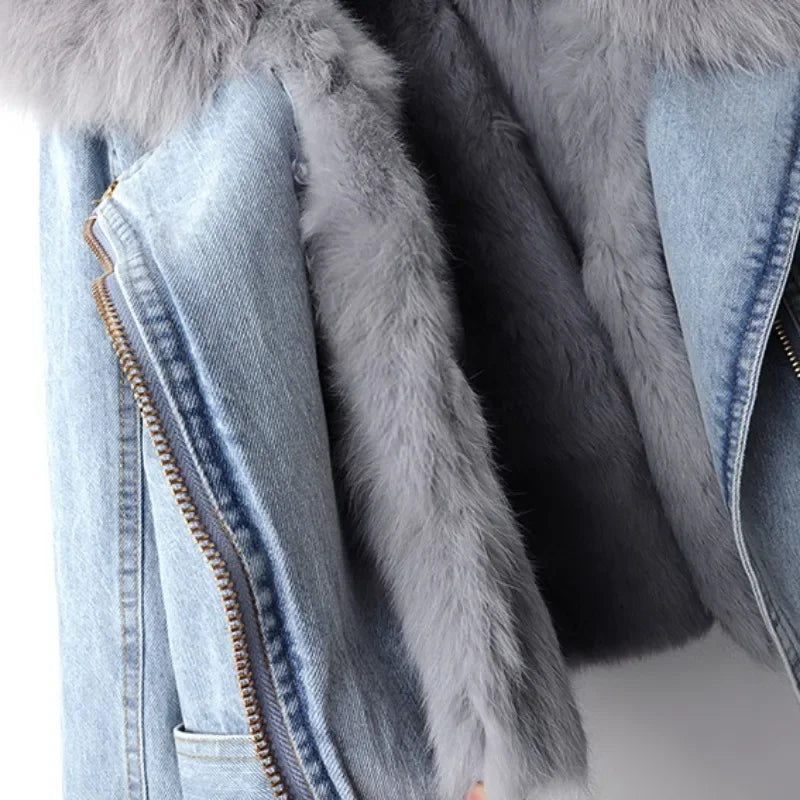 Women’s Faux Fur Jacket for Winter and Cold Weather