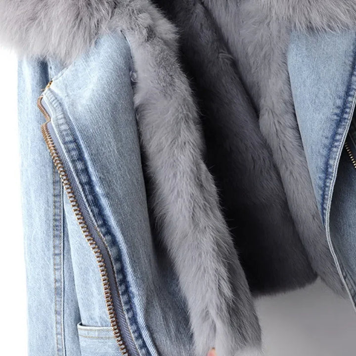 Women’s Faux Fur Jacket for Winter and Cold Weather