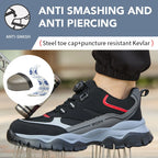 Men’s Steel Toe Breathable Work Sneakers-HighTouch