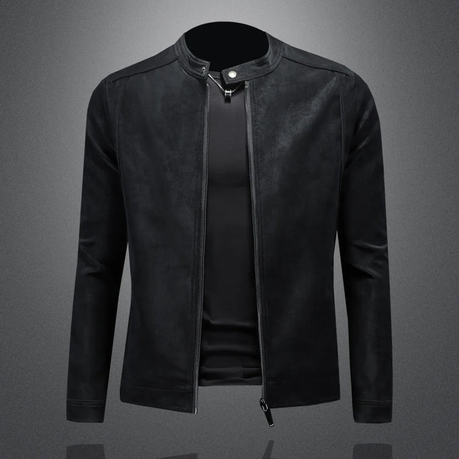 Genuine Leather Motorcycle Jacket For Men