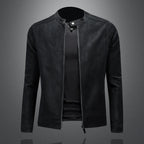 Genuine Leather Motorcycle Jacket For Men-HighTouch