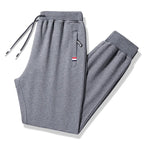 Plus Size Men’s Loose Fit Cotton Jogger Track Pants-HighTouch