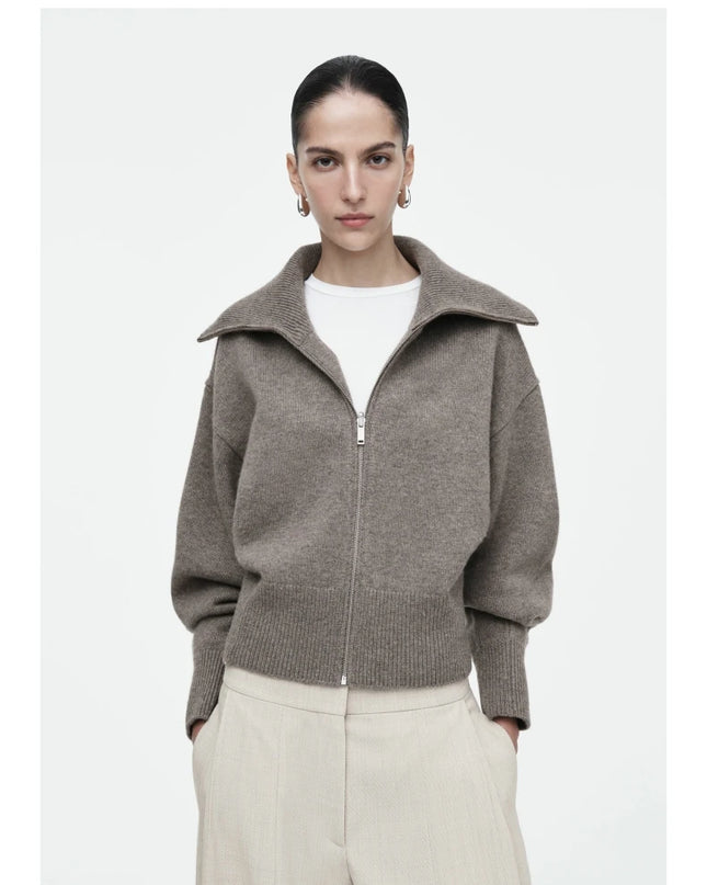 Knit Bomber Jacket Women