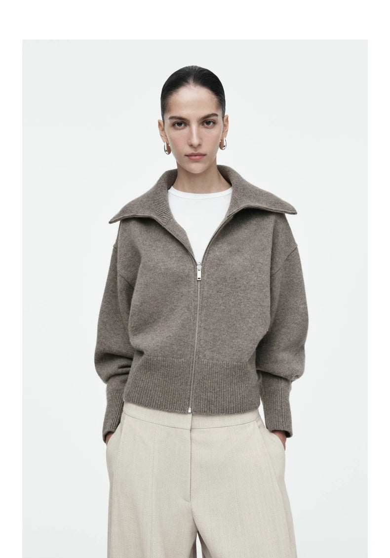 Knit Bomber Jacket Women