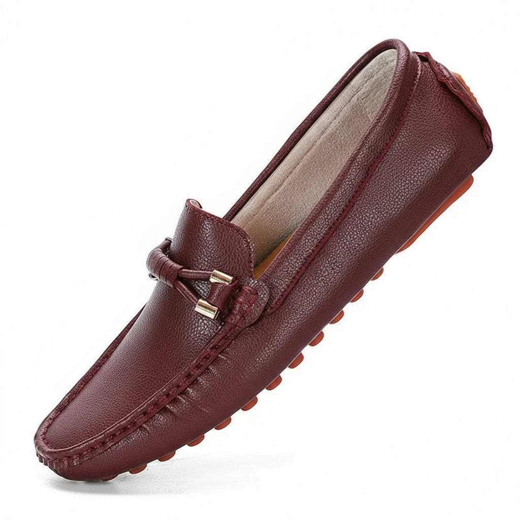 Mocassini artigianali in pelle YRZL / Scarpe senza lacci