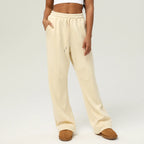 Women Cozy Wide Leg Sweatpants Soft Lounge Pants-HighTouch