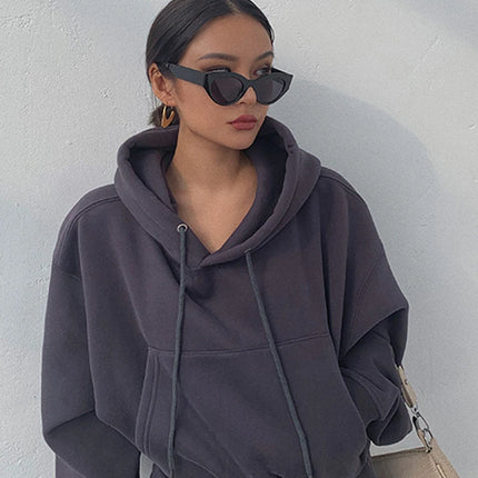 Women’s Fleece Tracksuit Set – Soft Hoodie & Jogger Pants for Cozy Style