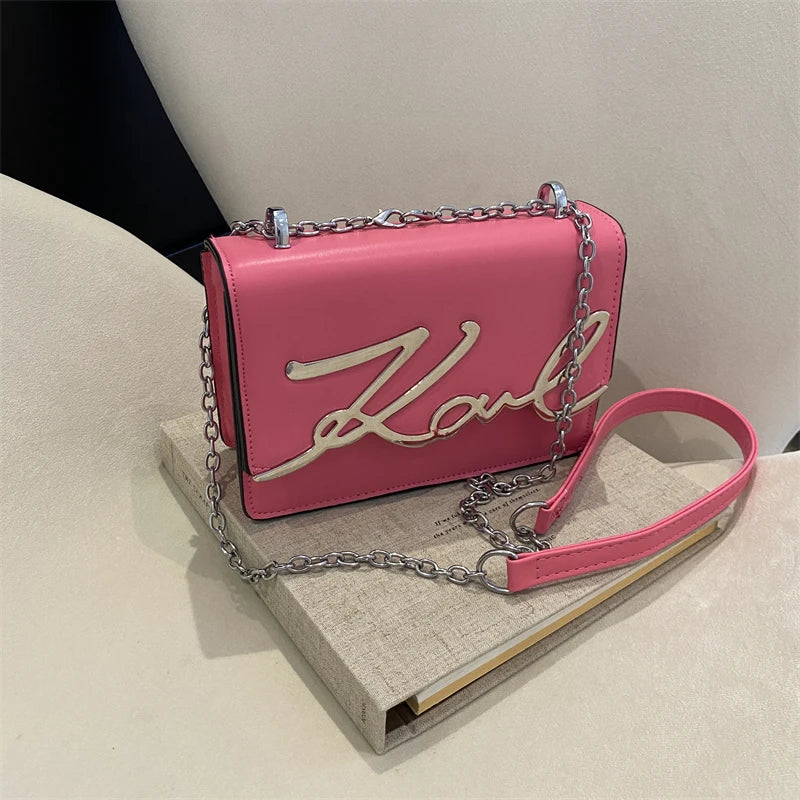 Fashionable Crossbody Bag – Solid Color Shoulder Bag-HighTouch