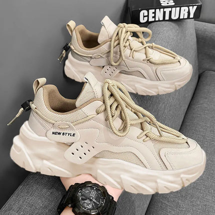 Men’s Breathable Thick-Soled Casual Sneakers
