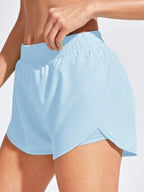 High-Waist Yoga Workout Shorts – Stretch Fitness Activewear for Women-HighTouch