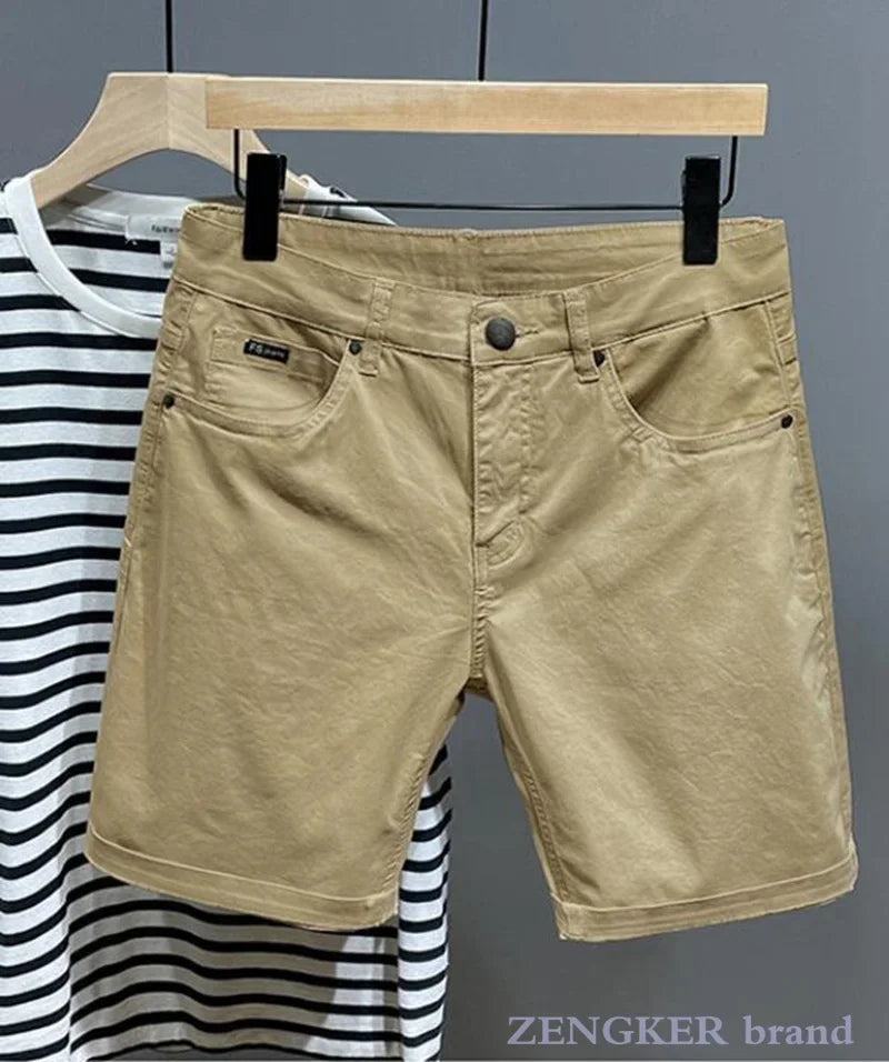 Men's Plus Size Summer Cotton Shorts – Loose Oversized Breeches-HighTouch