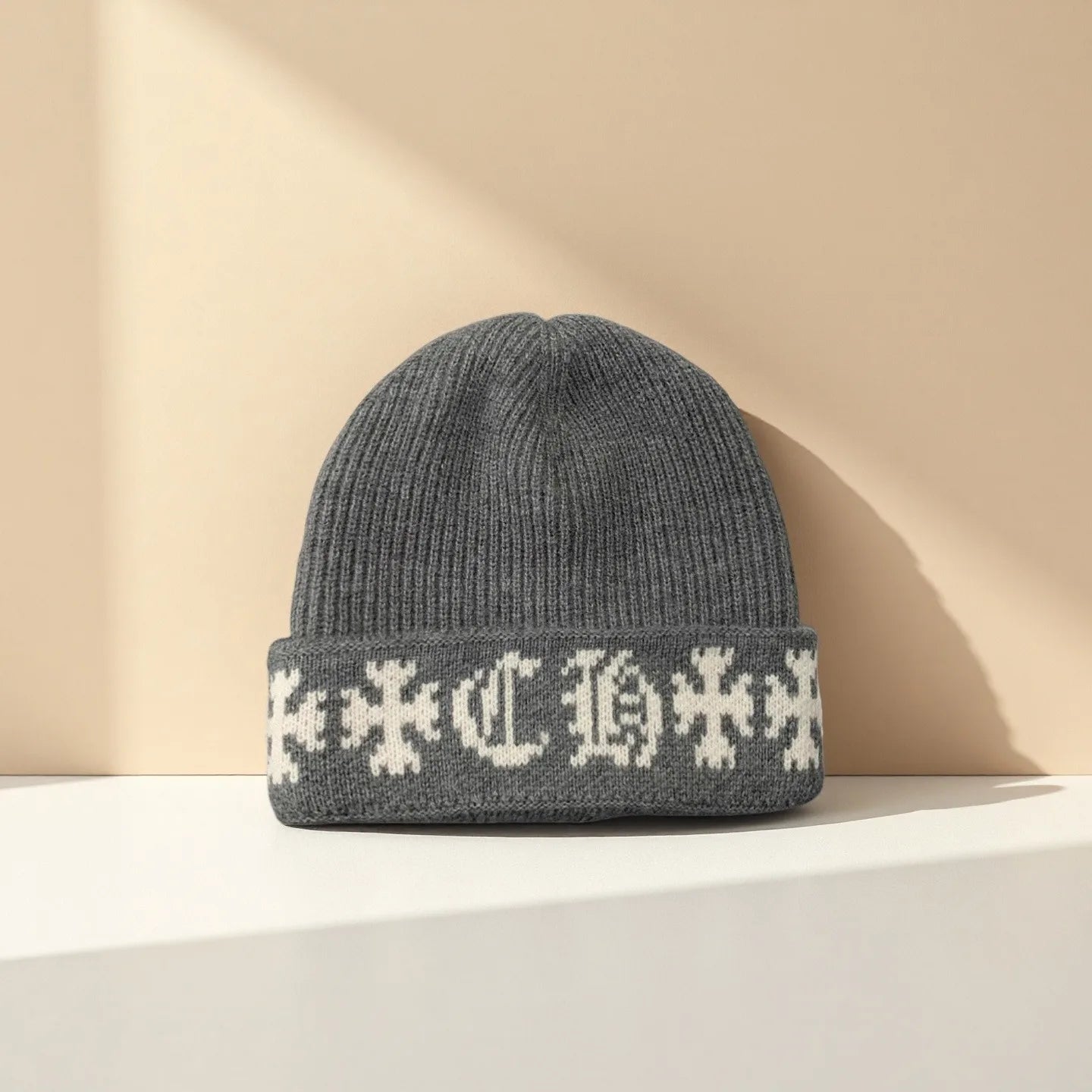 Alien Print Beanie – Soft & Warm Knit Hat for Men & Women