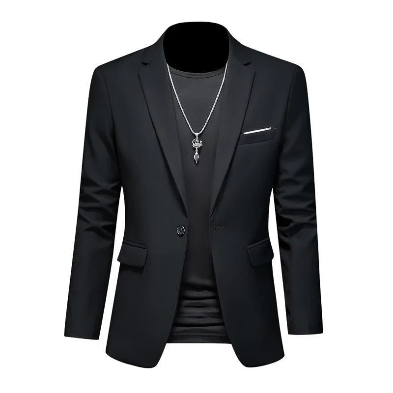 Men’s Slim-Fit Casual Blazer-HighTouch