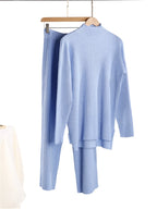 Stylish Women’s Knit Turtleneck Set – 2-Piece Outfit-HighTouch