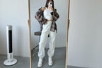 Women High Waist Cotton Sweatpants Oversized Loose Fit-HighTouch