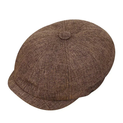 Vintage Tweed Peaky Blinders Flat Cap – Heritage Style Unisex