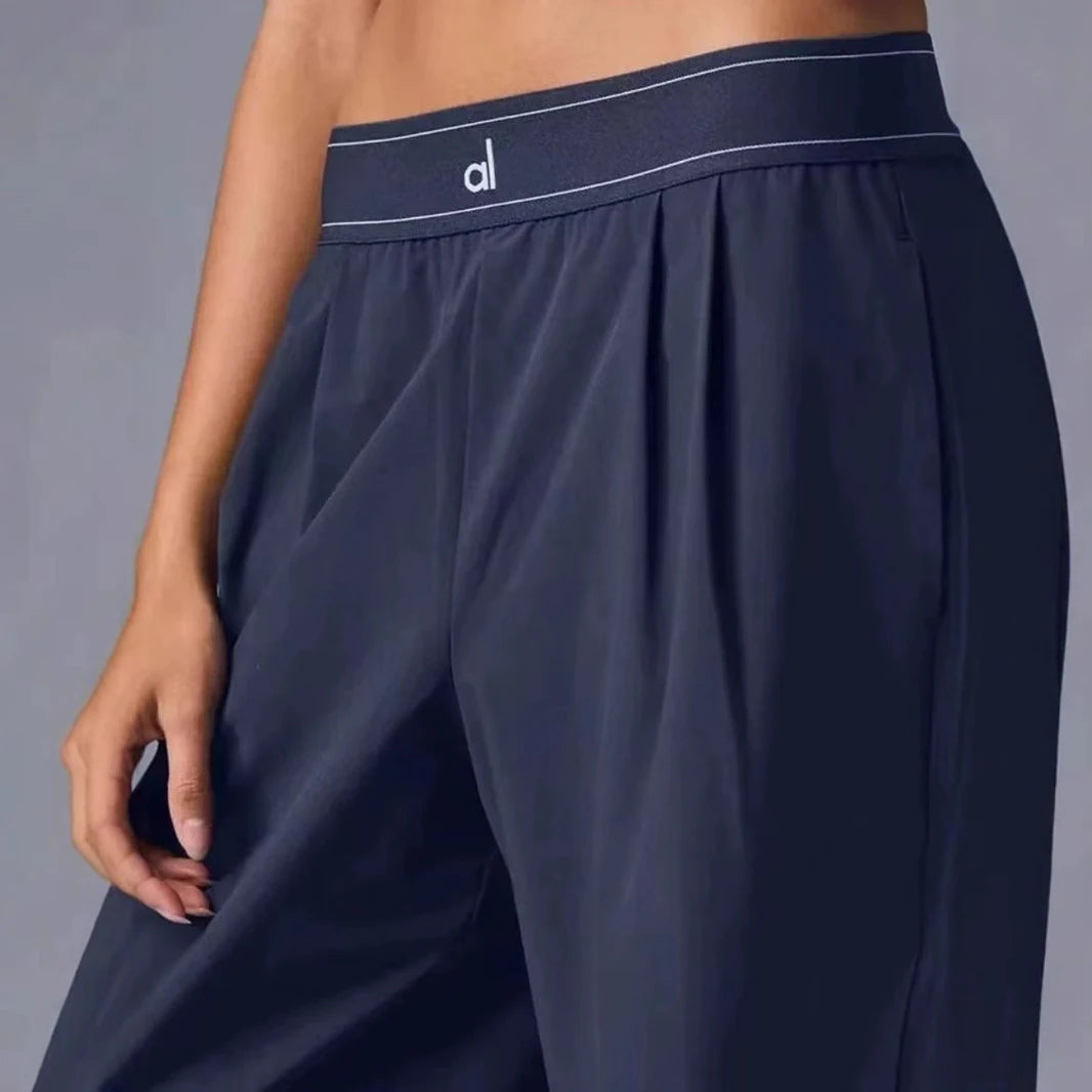 Women’s High-Waist Straight & Wide-Leg Suit Pants – Casual Chic Trousers with Pockets