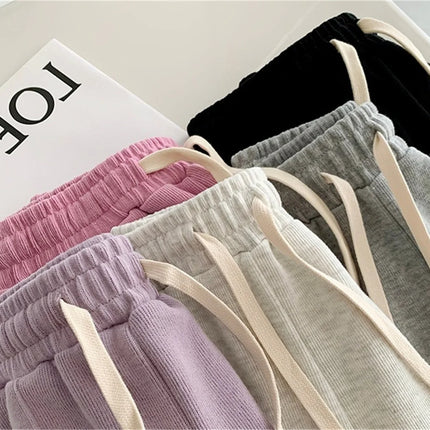 Comfy Retro Korean High-Waist Loose Shorts – Relaxed Chic & Sporty Comfort