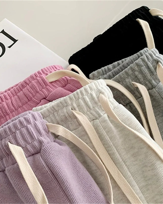 Comfy Retro Korean High-Waist Loose Shorts – Relaxed Chic & Sporty Comfort