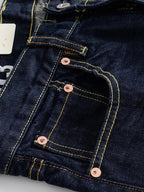 Heavy-weight Original Colour “Red Ear” Straight-Leg Jeans-HighTouch
