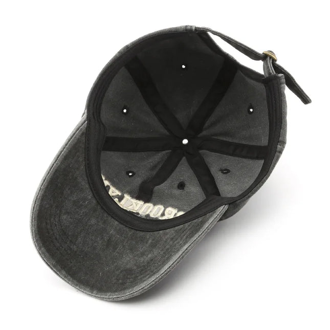 Retro Brooklyn Embroidered Baseball Cap – Adjustable