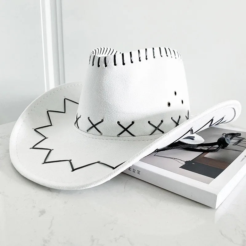 Bride Embellished Cowgirl Hat – Wide-Brim Bridal Fedora-HighTouch