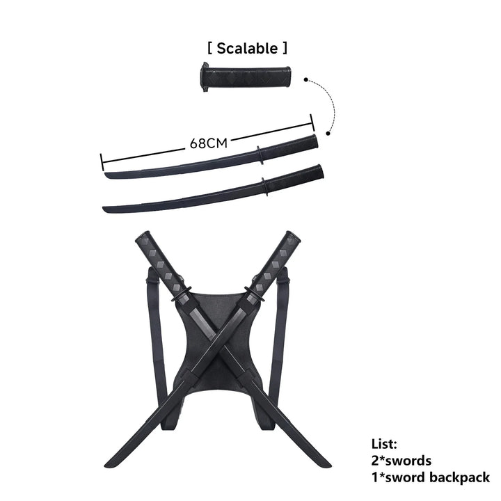 High Quality Deadpool Costume Halloween Cosplay Costume Deadpool Suit Jumpsuit deadpool Costume Carnival Festival Gift Sword Set