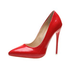 Women's 12 cm Patent Stiletto High Heels-HighTouch