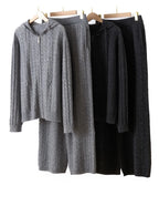 Women’s Thick Knit Two-Piece Set-HighTouch