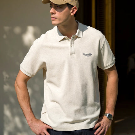 SIMWOOD|Sorona Polo Shirt – 265gsm Breathable T-shirt