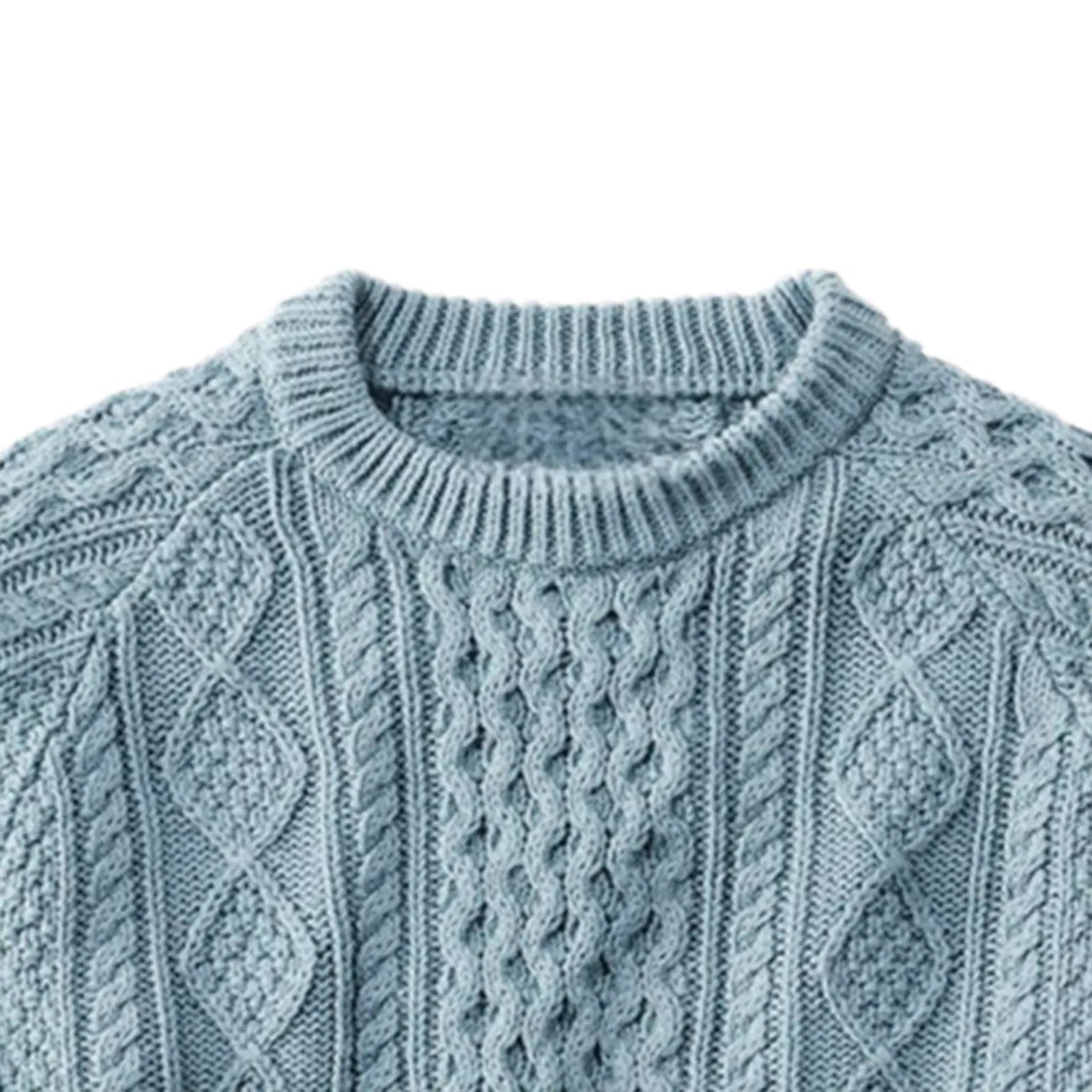 Men's Thick Woolen Knit Sweater