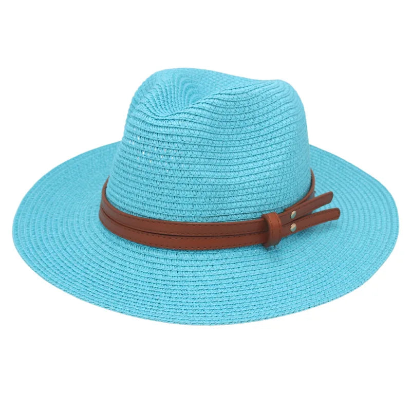 Breathable Straw Panama Sun Hat-HighTouch