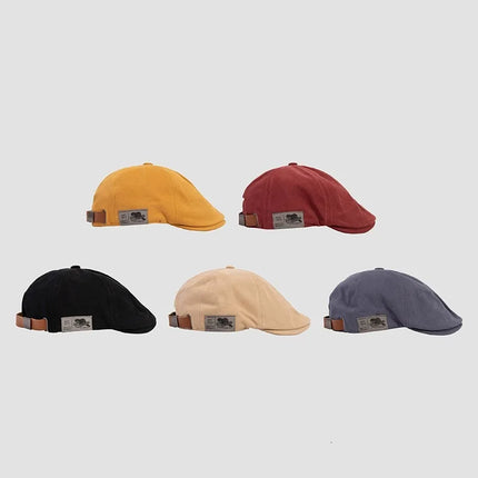 Vintage Cotton Peaky Blinders / Ivy Flat Cap – Unisex Adjustable