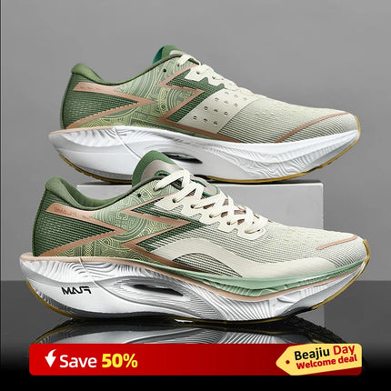 Men’s Carbon-Plate Air Cushion Running Trainers Shoes
