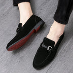 Classic Green Suede Moccasins / Loafers – Men’s Slip-On Casual-HighTouch